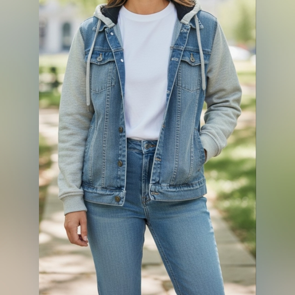 Holton Canvas Woman's XL Blue Jean Jacket